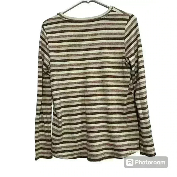American Eagle Soft & Sexy Plush Striped Lightweight Shirt. Size Small - Picture 3 of 7